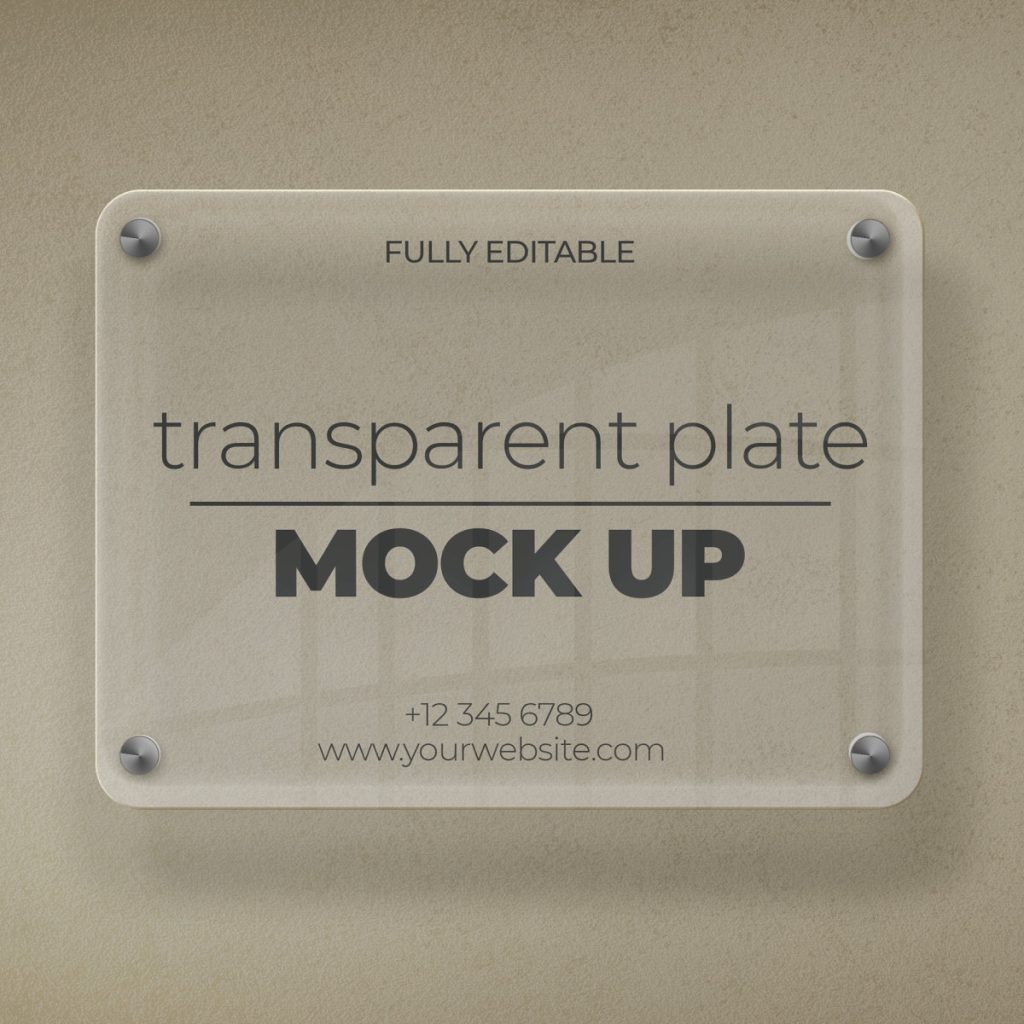 Plaque Plexiglass