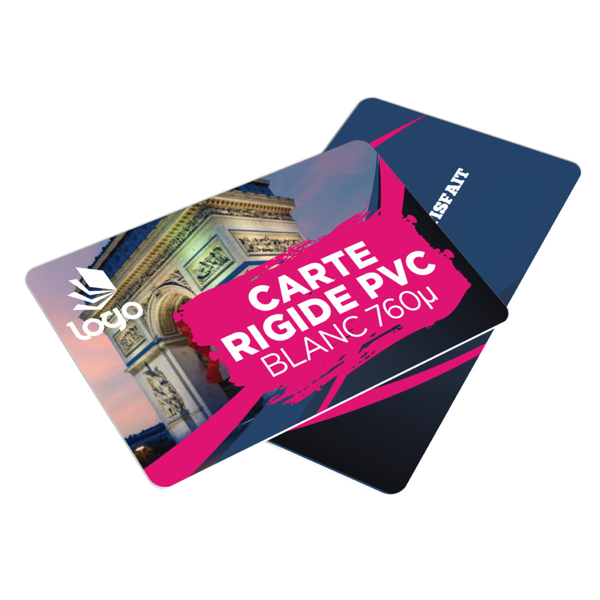 Cartes visite en PVC