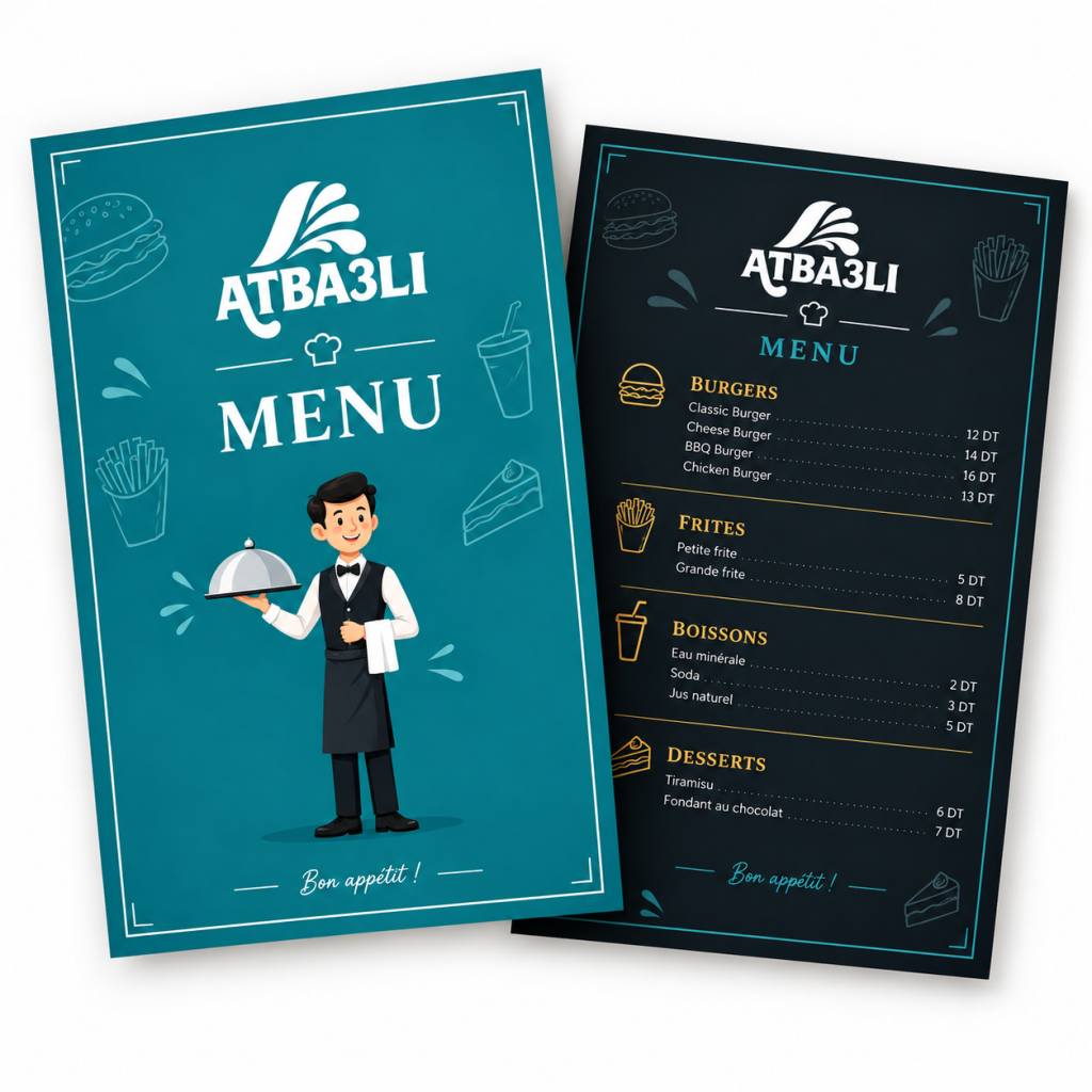 Menu tunisie