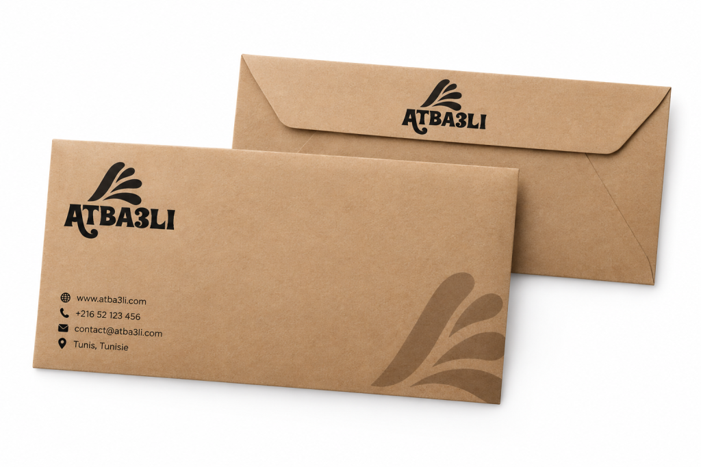 enveloppe kraft atba3li
